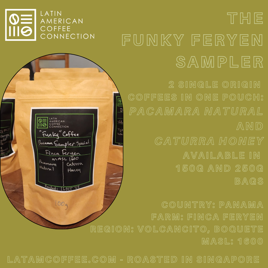 The Funky Feryen Sampler - 2 varieties from Panama, 150g combined weight