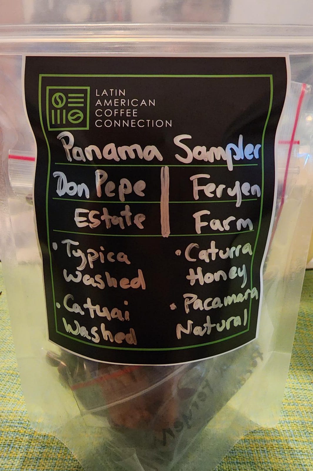 The Panama Sampler - 4 varieties from 2 farms, 250g combined weight